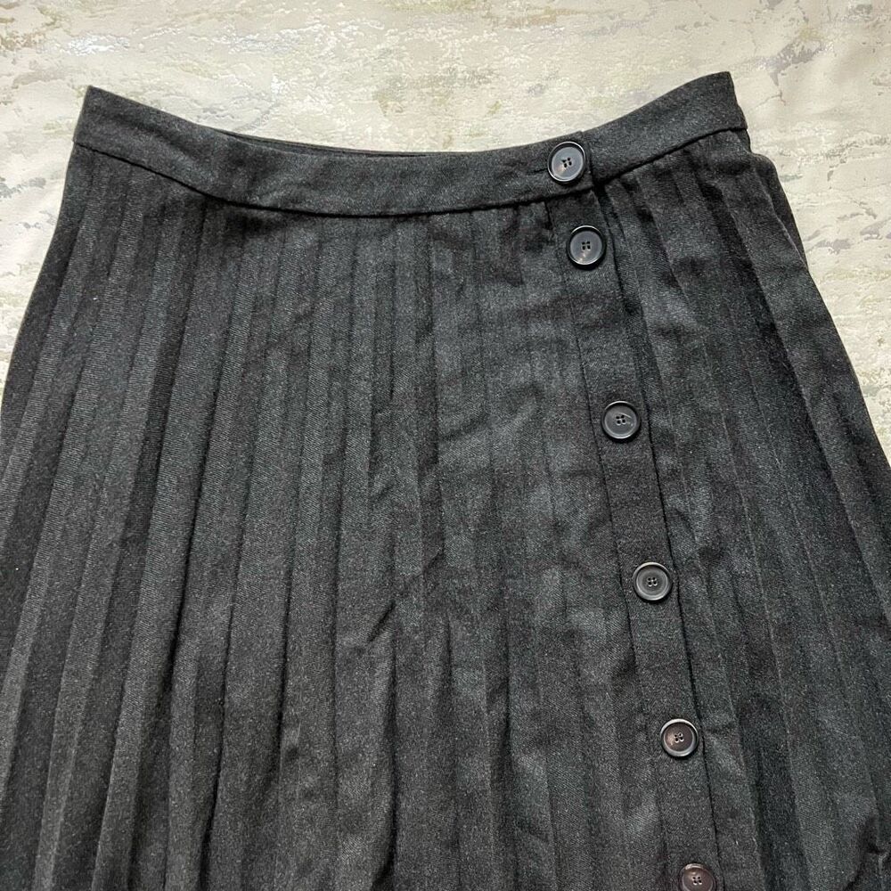 Zara Pleated Button Front Maxi Skirt Long School girl - Picture 2 of 10